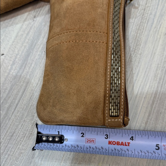 Coach Tan Suede Tote with Pouch - Picture 14 of 14